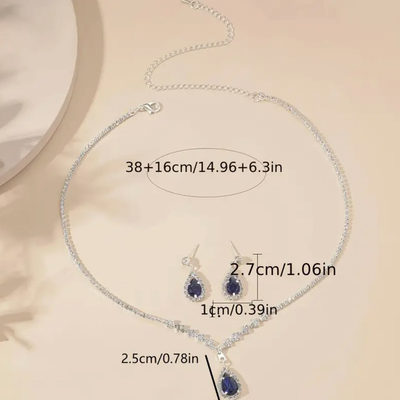 Eye Drop Pendant Set - AJP0001