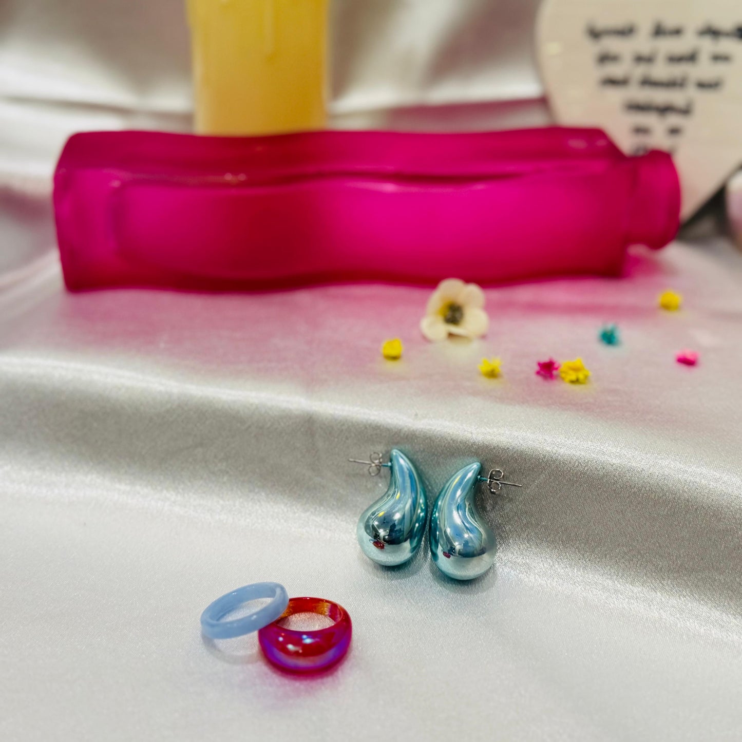 ACRYLIC EAR STUDS - AJES0001