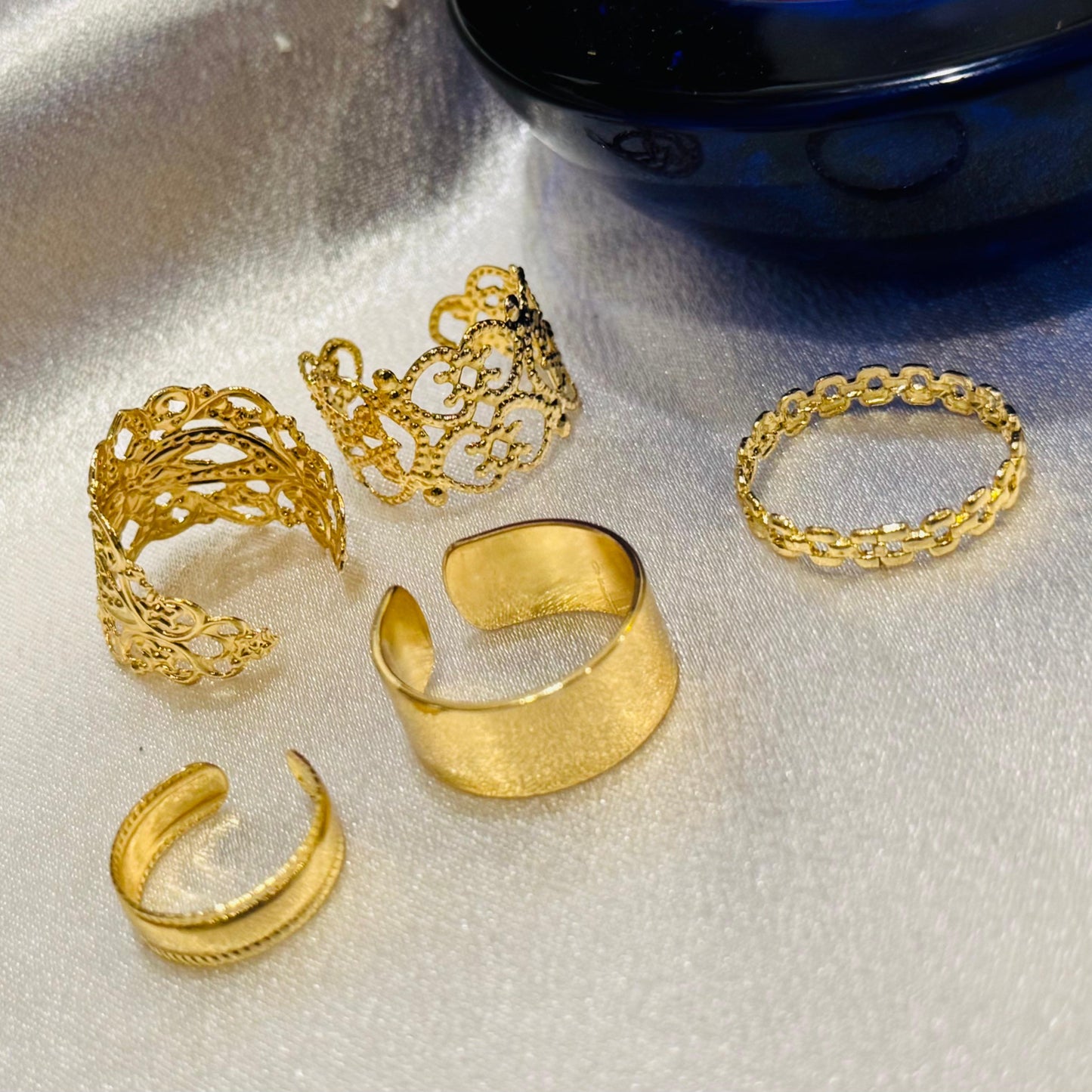 5 PCS MODERN RINGS SET - AJR0002