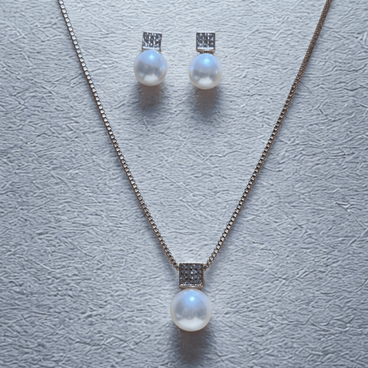 PEARL PENDANT SET WITH BRACLETS - 6 PCS