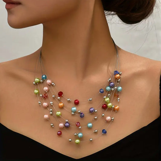 VIBRANT MULTICOLOR BOHEMIAN JEWELRY SET