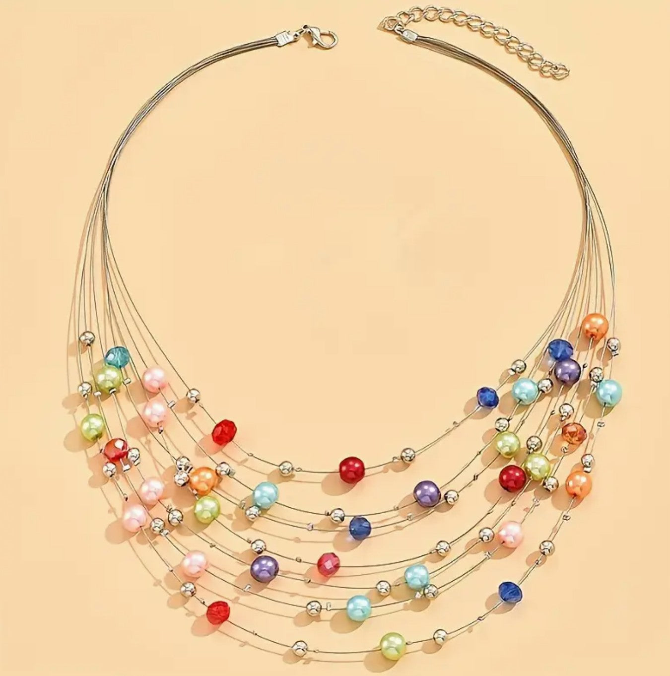 VIBRANT MULTICOLOR BOHEMIAN JEWELRY SET