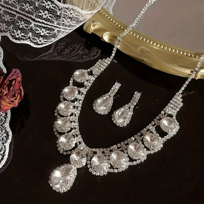 Zirconia Necklace Set - AJN0002