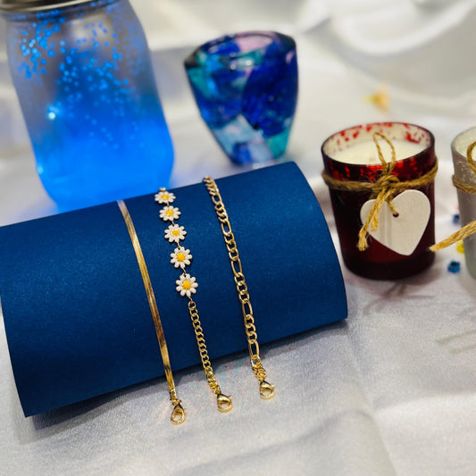 16k Gold Plated Bracelet Set - AJBR0005