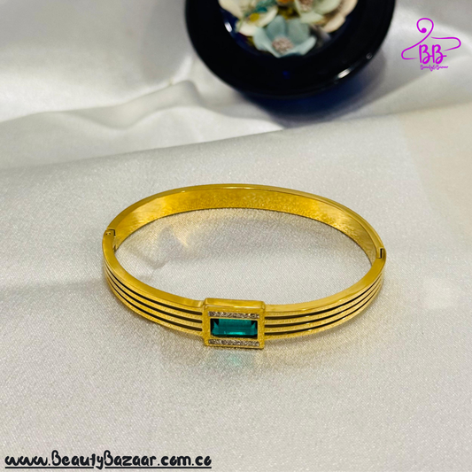 16k Gold Plated Bangle - AJBA0005