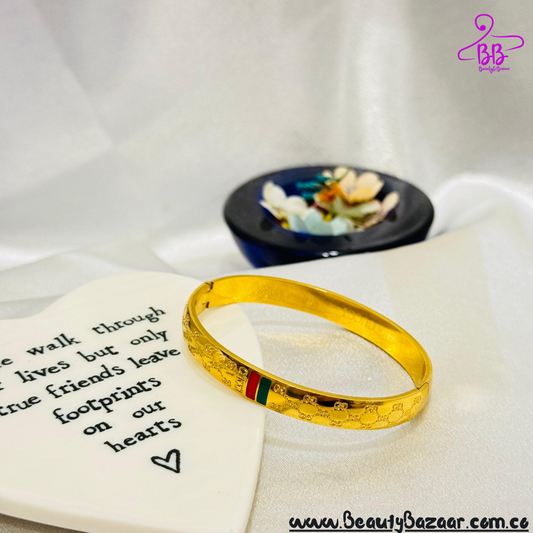 16k Gold Plated Bangle - AJBA0006