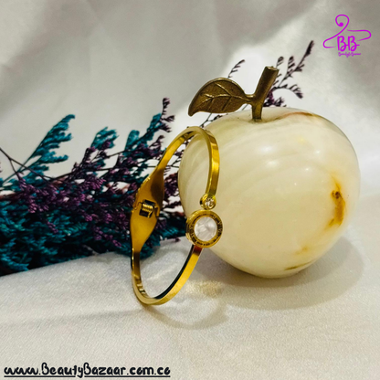 16k Gold Plated Bangle - AJBA0008