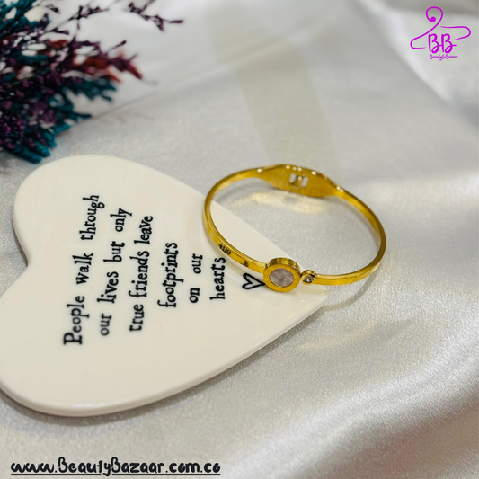 16k Gold Plated Bangle - AJBA0008