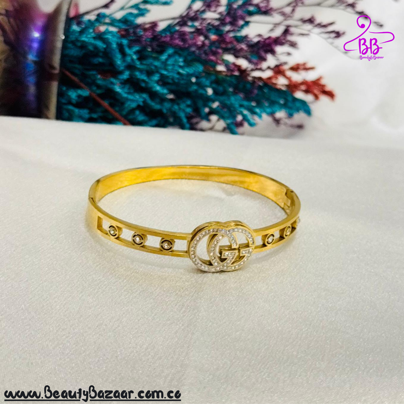 16k Gold Plated Bangle - AJBA0009