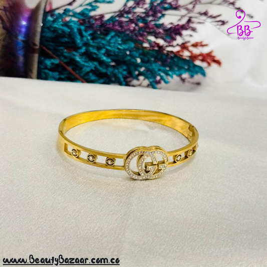 16k Gold Plated Bangle - AJBA0009