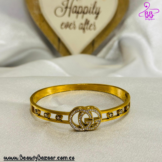 16k Gold Plated Bangle - AJBA0009