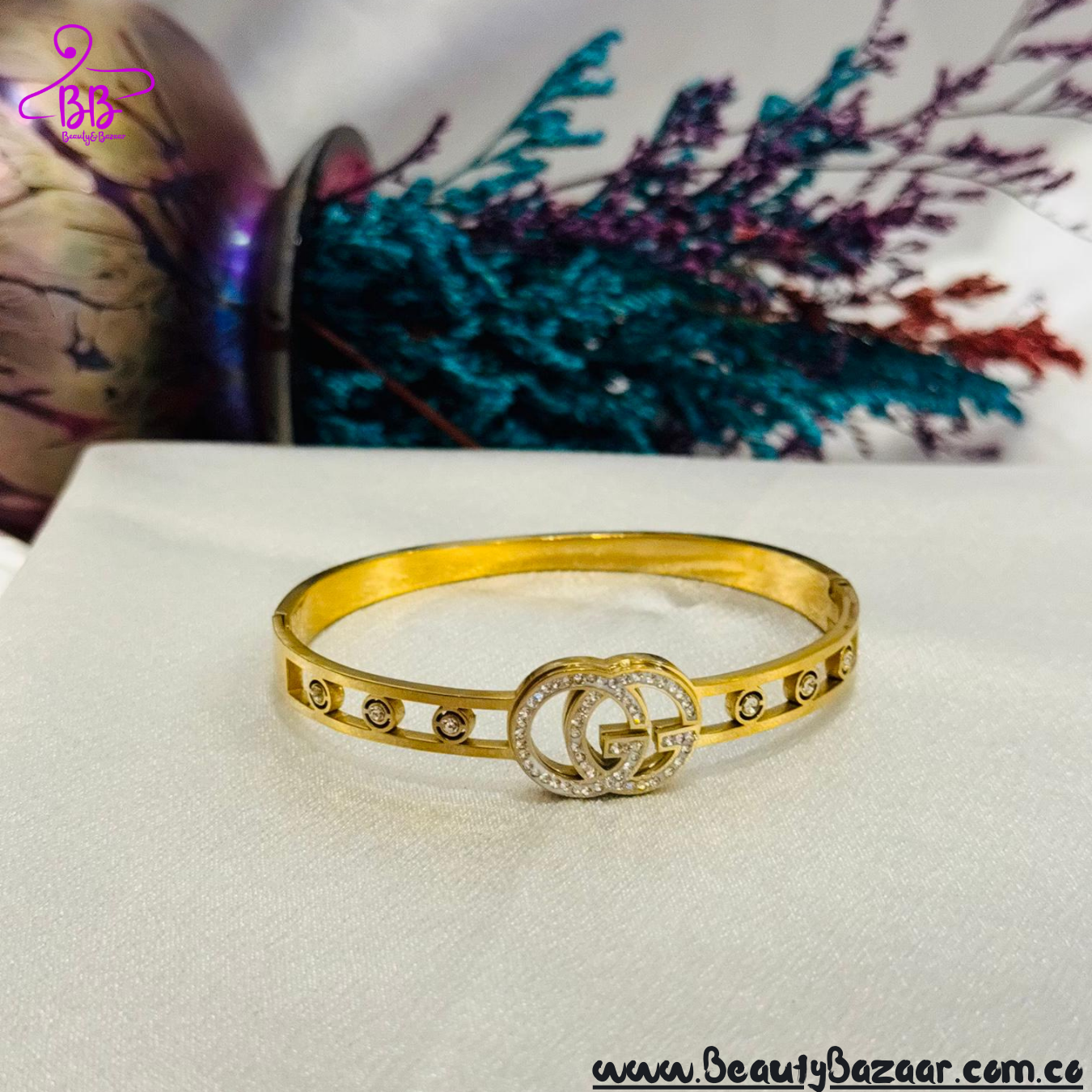 16k Gold Plated Bangle - AJBA0009