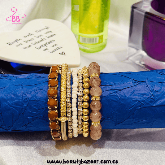 GEMSTONES BRACELETS SET - AJB0019