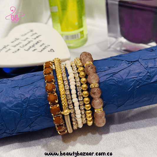 GEMSTONES BRACELETS SET - AJB0019