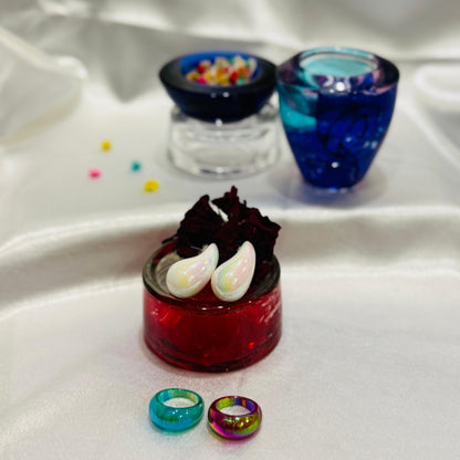 ACRYLIC EAR STUDS - AJES0001