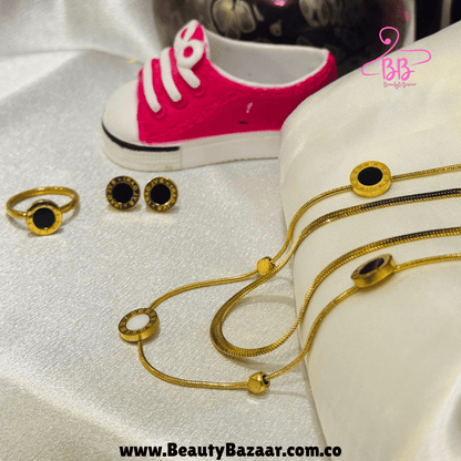 16k Gold Plated Pendant Set - AJP0049
