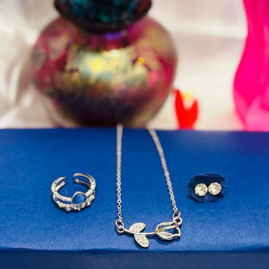 FLOWER PENDANT SET - AJPD0006