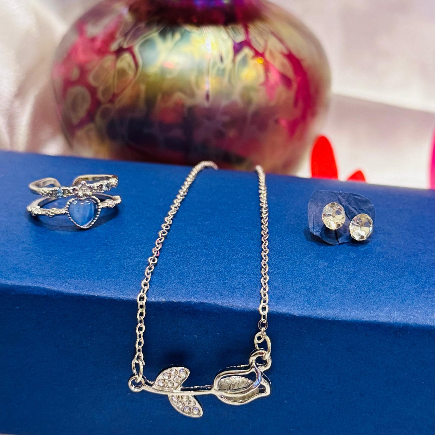 FLOWER PENDANT SET - AJPD0006