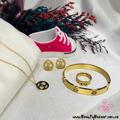 16k Gold Plated Pendant Set - AJP0033