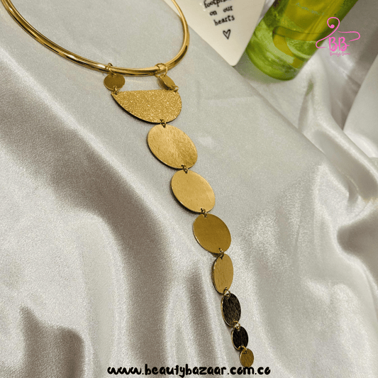 16K GOLD PLATED NECKLACE SET - AJPN00012