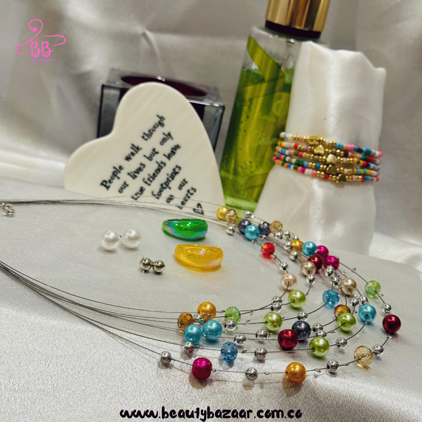 Multi Pearls Urban Necklace Set - AJN0016