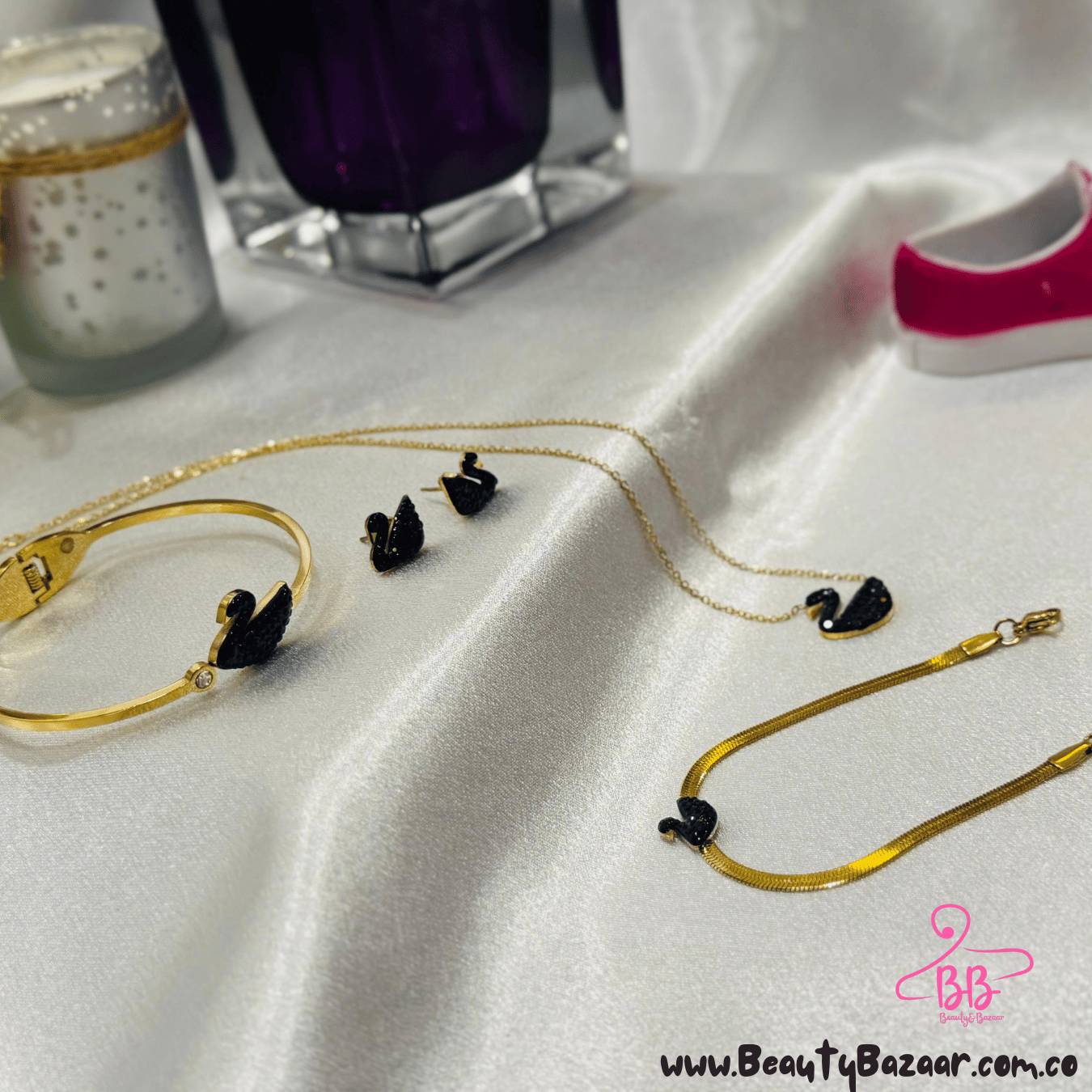 16k Gold Plated Pendant Set - AJP0037
