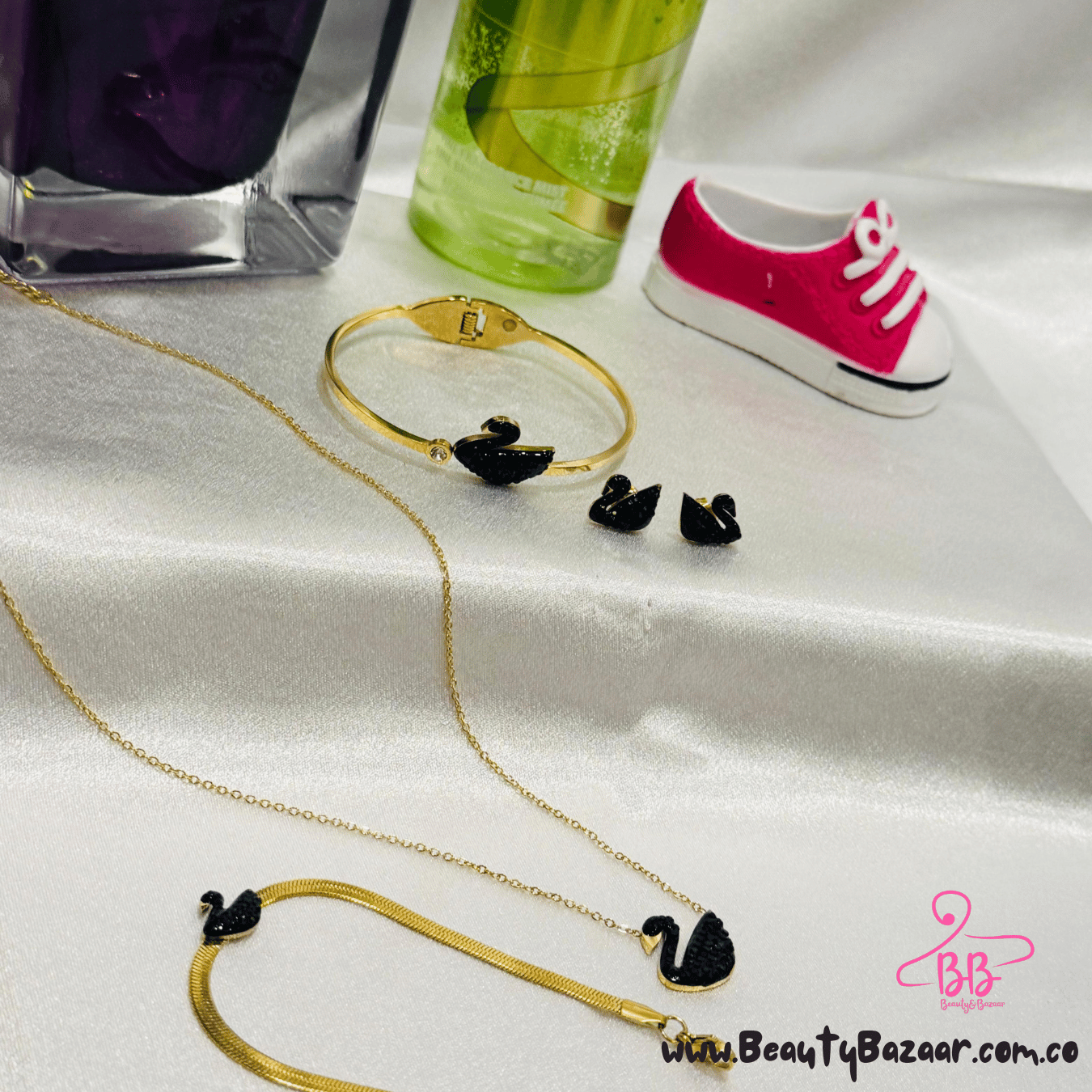 16k Gold Plated Pendant Set - AJP0037