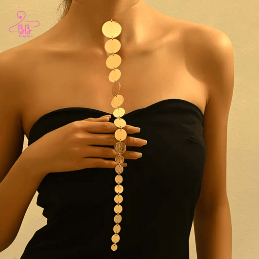 16K GOLD PLATED NECKLACE SET - AJPN00014