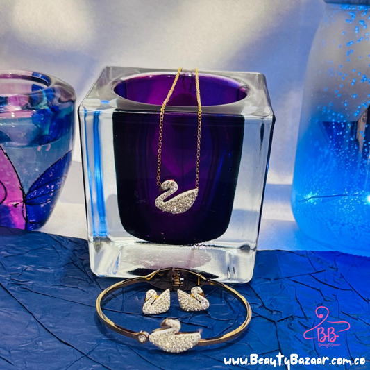 16K GOLD PLATED PENDANT SET - AJPN00015