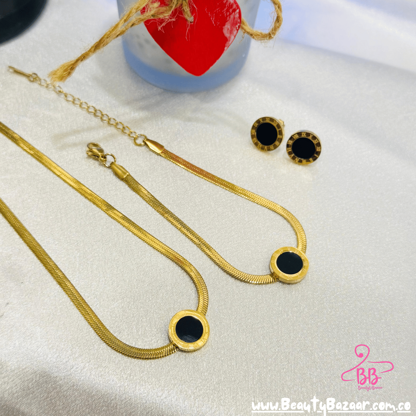 16k Gold Plated Pendant Set - AJP0039