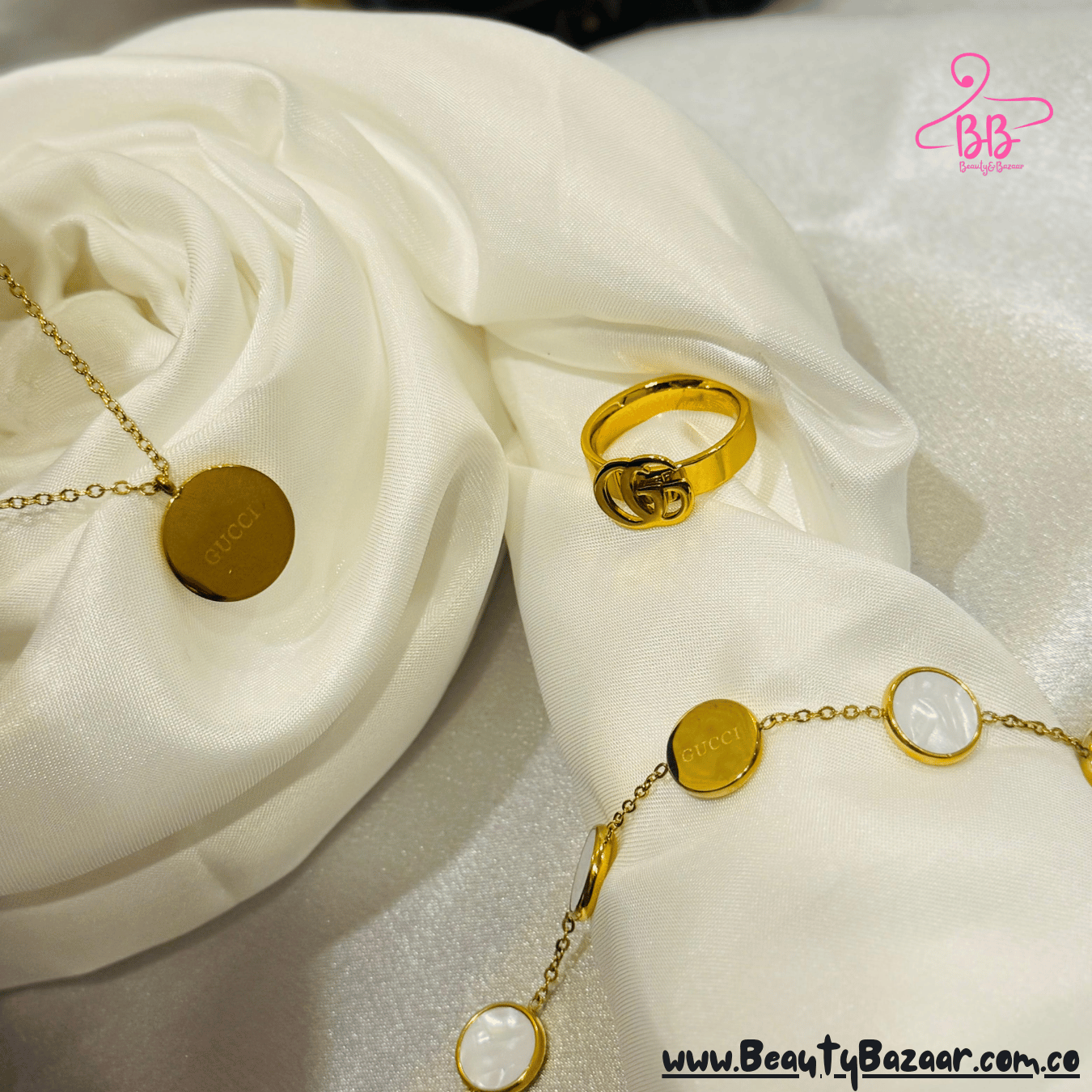 16k Gold Plated Pendant Set - AJP0040