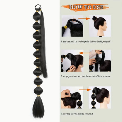Bubble Ponytail Hair Extension - HA0008