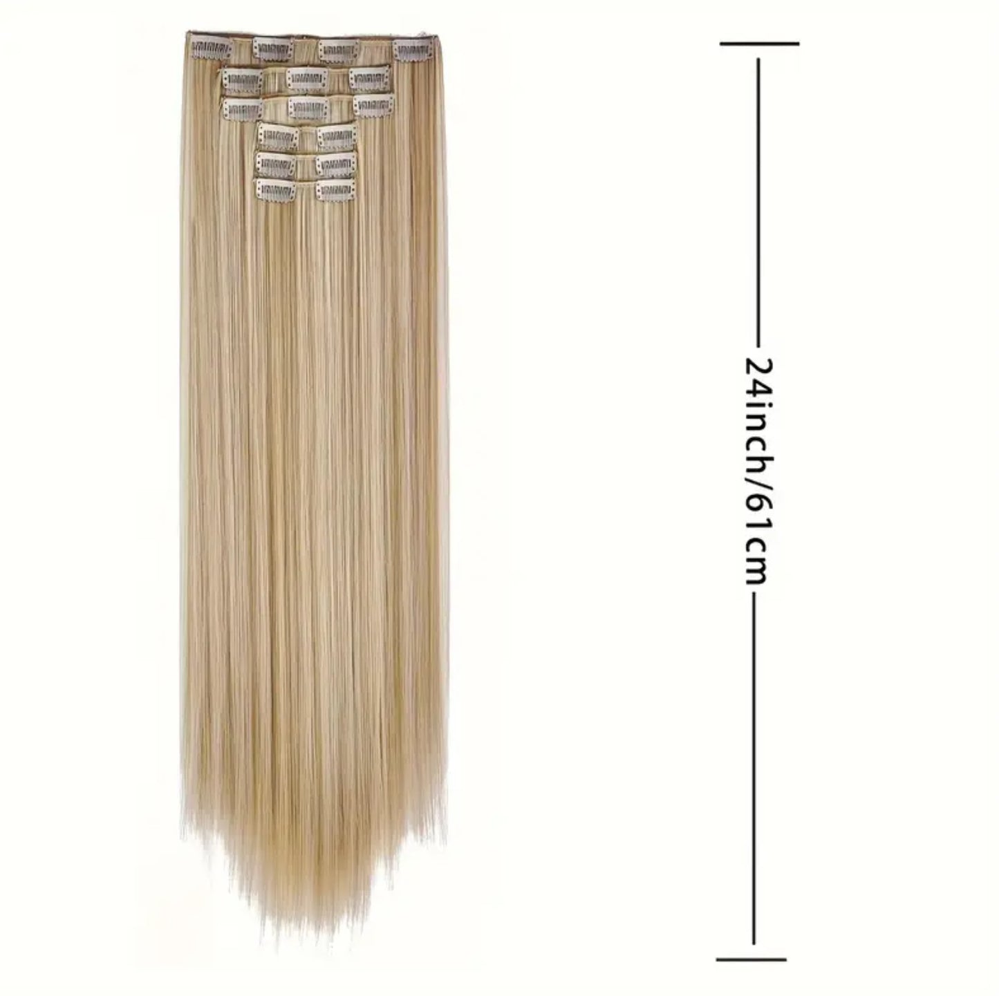 Straight Hair Extension Set - HA0005