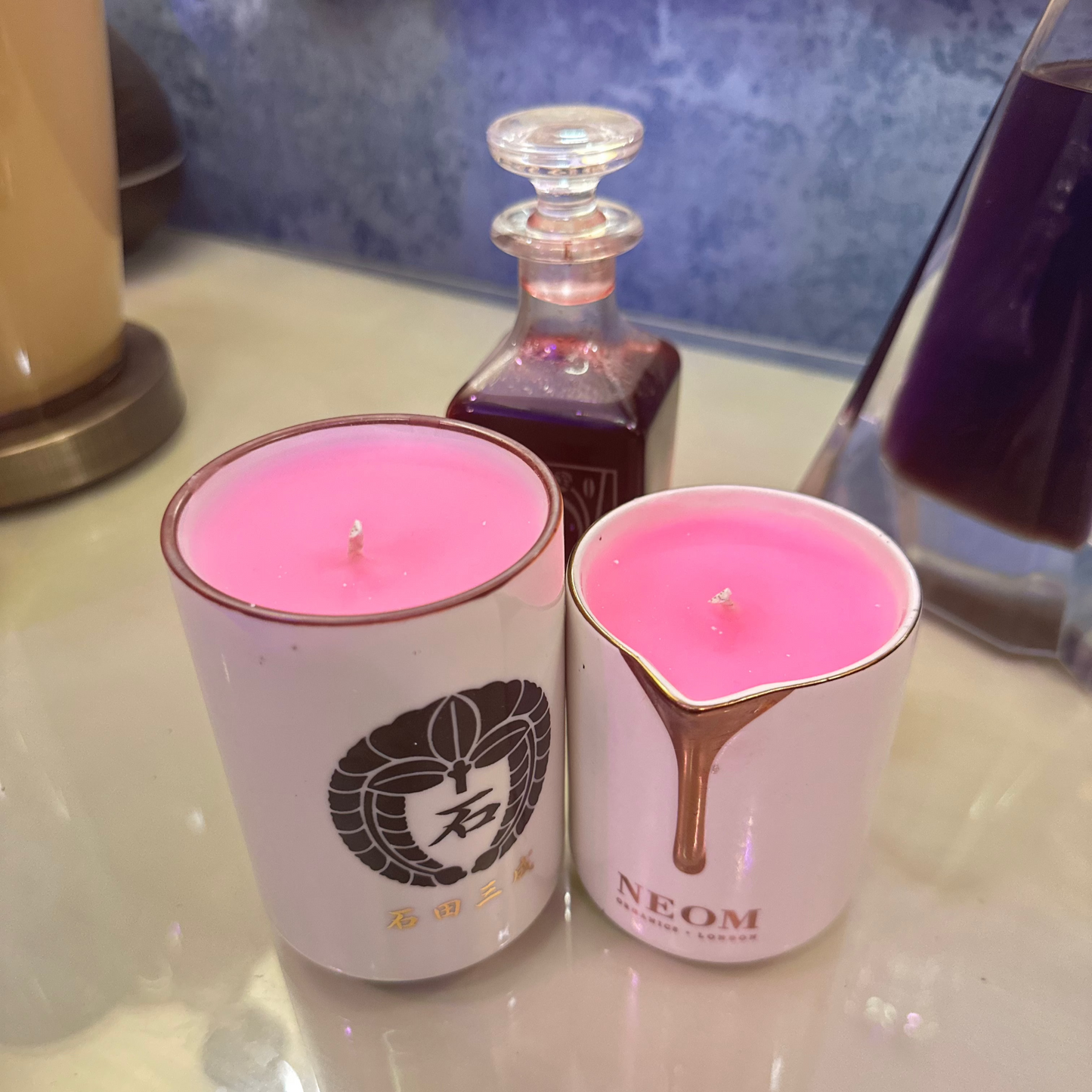 SCENTED CANDLES - PEONY PINK FLOWERS - SC0007