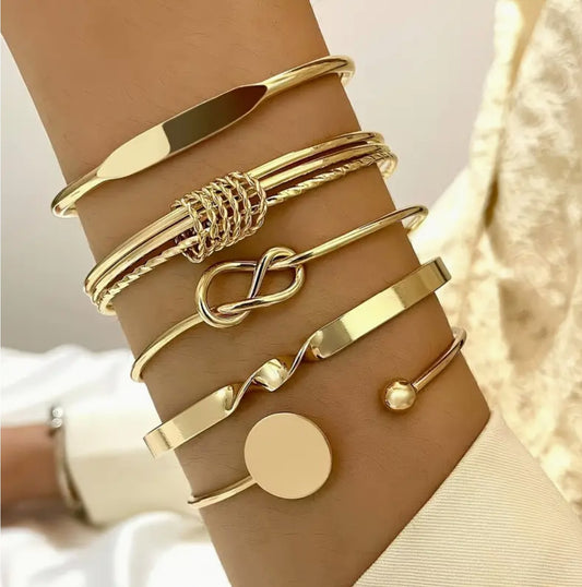 16k Gold Plated Bangles Set - AJBA0001