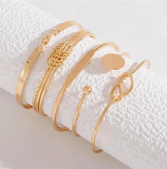 16k Gold Plated Bangles Set - AJBA0001