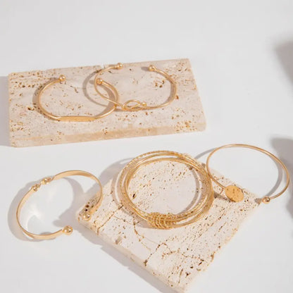 16k Gold Plated Bangles Set - AJBA0001