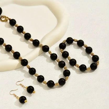 Faux Pearl Necklace Set - AJN0011