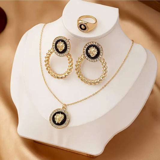 Lionhead Pendant Set - AJP0004